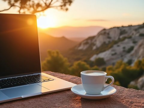 Arbeit von zu Hause aus im Homeoffice. Ein Yoummday Erfahrungsbericht über Fernarbeit und Online-Arbeit