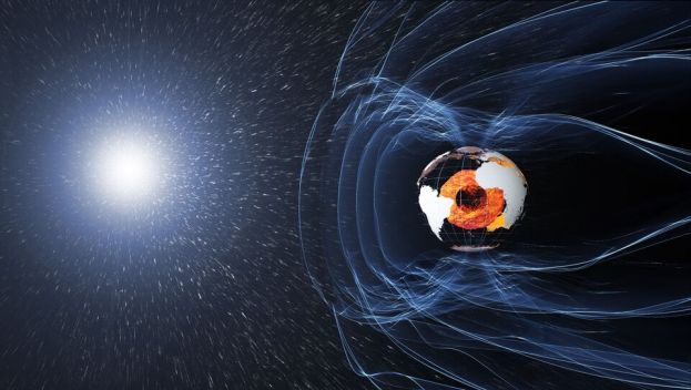 Das Erdmagnetfeld schützt uns wie ein Kokon vor kosmischen Attacken