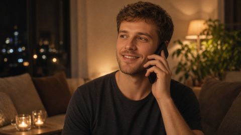 Mit dem Codewort FLIRT verbindest du dich mit echten Trainern und Trainerinnen, die dir in Echtzeit Feedback geben.