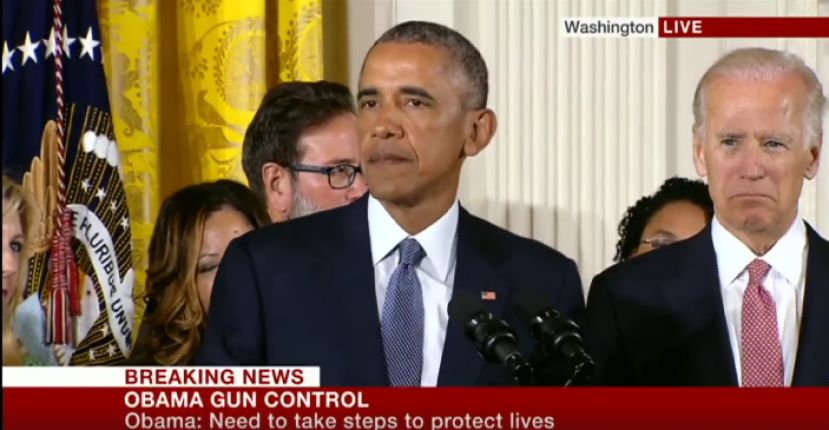 A president in tears.