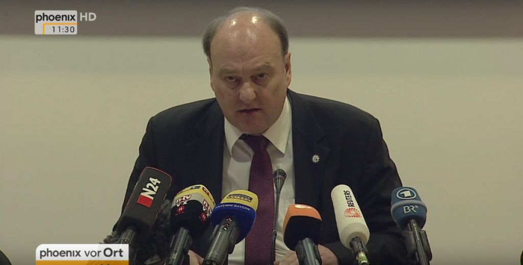 Pressekonferenz Polizei München zur Terrorwarnung am 01.01.2015